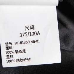 مملوكة مسبقًا Max Mara Black Camel Hair Belted Wrap Coat L