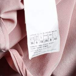 Max Mara Studio Pink Silk Top S