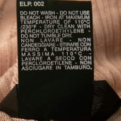 Pre Owned Max Mara Light Pink Stretch-Knit Top & Shrug Set M