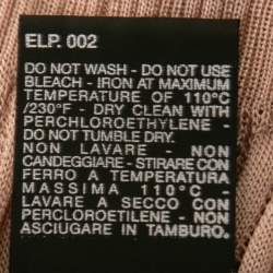 Pre Owned Max Mara Light Pink Stretch-Knit Top & Shrug Set M