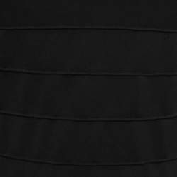 Pre Owned Max Mara Black Stretch Knit Long Sleeve Bodycon Dress S