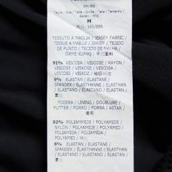 مملوكة مسبقًا Max Mara Studio Black Jersey Sleeveless Tank Top M