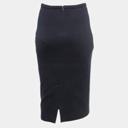 Max Mara Navy Blue Knit Pencil Skirt S