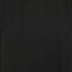 Pre Owned Max Mara Black Silk Hanging Detailed Sleeveless Blouse S