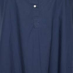 Weekend Max Mara Navy Blue Cotton Shift Dress M