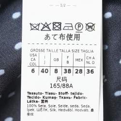 Pre Owned Max Mara Navy Blue Printed Pocket Detail Shirt S