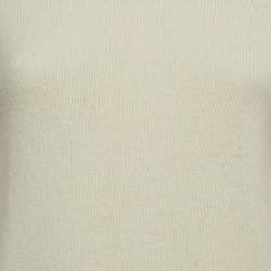Max Mara White Knit Sweater M
