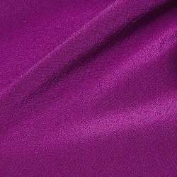 Pre Owned Max Mara Purple Silk and Rib Knit One shoulder Tie-Up Crop Top S