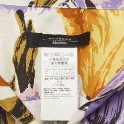 Pre Owned Weekend Max Mara Multicolour Floral Print Cotton Shirt Dress M