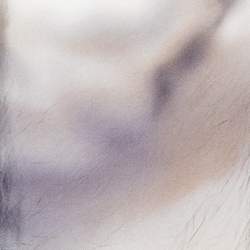 Pre Owned Max Mara Purple Watercolor Print Silk Blouse M