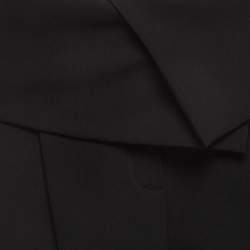 Max Mara Black Crepe High Waist Shorts M