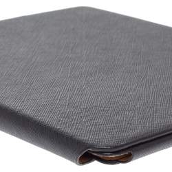 Pre Owned MCM Black Saffiano Leather Elda Ipad Case