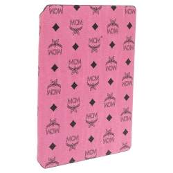 Pre Owned MCM Pink Visetos Leather Elda Ipad Case