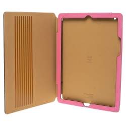 Pre Owned MCM Pink Visetos Leather Elda Ipad Case