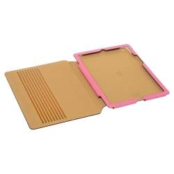 Pre Owned MCM Pink Visetos Leather Elda Ipad Case