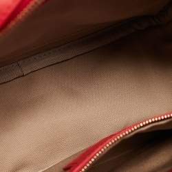 MCM Red Visetos Coated Canvas and Leather 'Year Of The Mouse' Camera Bag