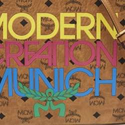 MCM x Honey Dijon Cognac Visetos Coated Canvas Crossbody Bag