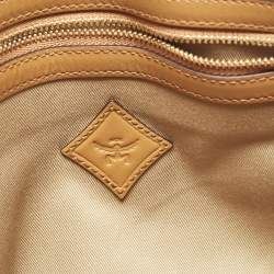 MCM x Honey Dijon Cognac Visetos Coated Canvas Crossbody Bag