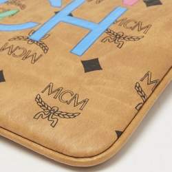 MCM x Honey Dijon Cognac Visetos Coated Canvas Crossbody Bag