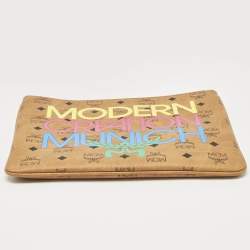 MCM x Honey Dijon Cognac Visetos Coated Canvas Crossbody Bag