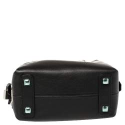 Pre Owned MCM Black Leather Boston Satchel