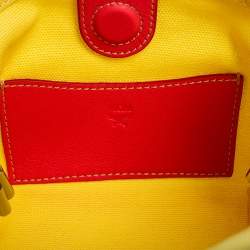 Pre Owned MCM Pink Transparent PVC and Leather Berlin Soft Box Bag