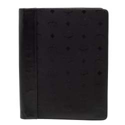 MCM Sigmund Long Bifold Wallet Visetos Large Black