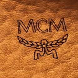 MCM Grey Leather Mini Milla Tote