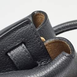 MCM Grey Leather Mini Milla Tote