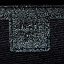 MCM Black Visetos Coated Canvas Fursten Belt Bag