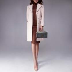 Pre Owned MCM Black Visetos Coated Canvas and Leather Rockstar Vanity Case Bag