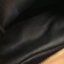 MCM Cognac Visetos Coated Canvas Side Studs Mini Stark Backpack