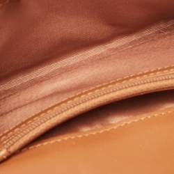 MCM Cognac Visetos Coated Canvas Trifold Wallet