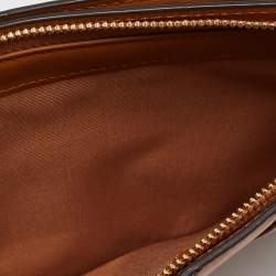 MCM Cognac Visetos Coated Canvas and Leather Phone Crossbody Bag