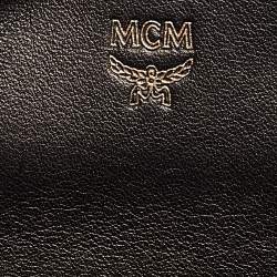MCM Cognac Visetos Coated Canvas and Leather Mini Stark Bebe Boo Backpack