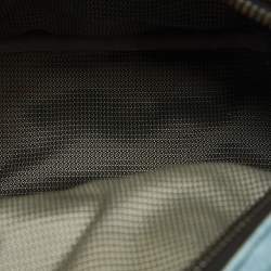 MCM Blue Visetos Coated Canvas and Leather Side Stud X-Mini Stark Bebe Boo Backpack