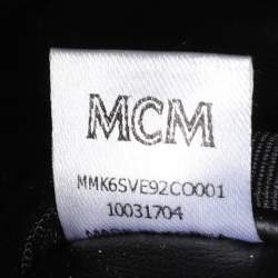 MCM Tan Cognac Visetos Coated Canvas and Leather Mini Stark Backpack