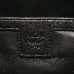 Pre Owned MCM Cognac Visetos Coated Canvas Small Side Studs Stark Backpack