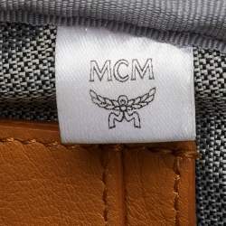 MCM Tan Visetos Coated Canvas and Leather Mini Studded Stark Bebe Boo Backpack