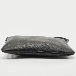 MCM Black Visetos Coated Canvas Slim Shoulder Bag