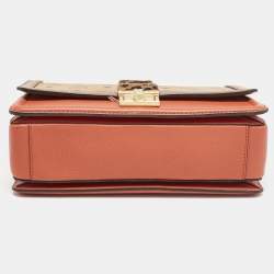 MCM Multicolor Visetos Coated Canvas, Calfhair and Leather Little Veronika Top Handle Bag