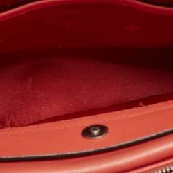MCM Red Leather Elda Tote
