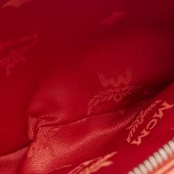 MCM Red Leather Elda Tote