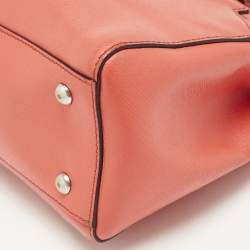 MCM Red Leather Elda Tote
