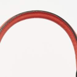 MCM Red Leather Elda Tote