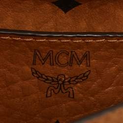 MCM Cognac Visetos Coated Canvas and Leather Rabbit Crossbody Bag