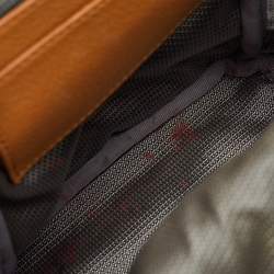 MCM Cognac Visetos Coated Canvas and Leather Mini Studded Stark-Bebe Boo Backpack