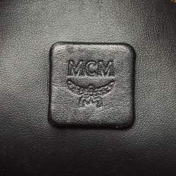 MCM Tan Cognac Visetos Coated Canvas and Leather Medium Stark Backpack