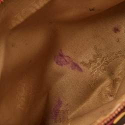 Pre Owned MCM Blush Pink Leather Zip Satchel