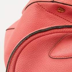 Pre Owned MCM Blush Pink Leather Zip Satchel